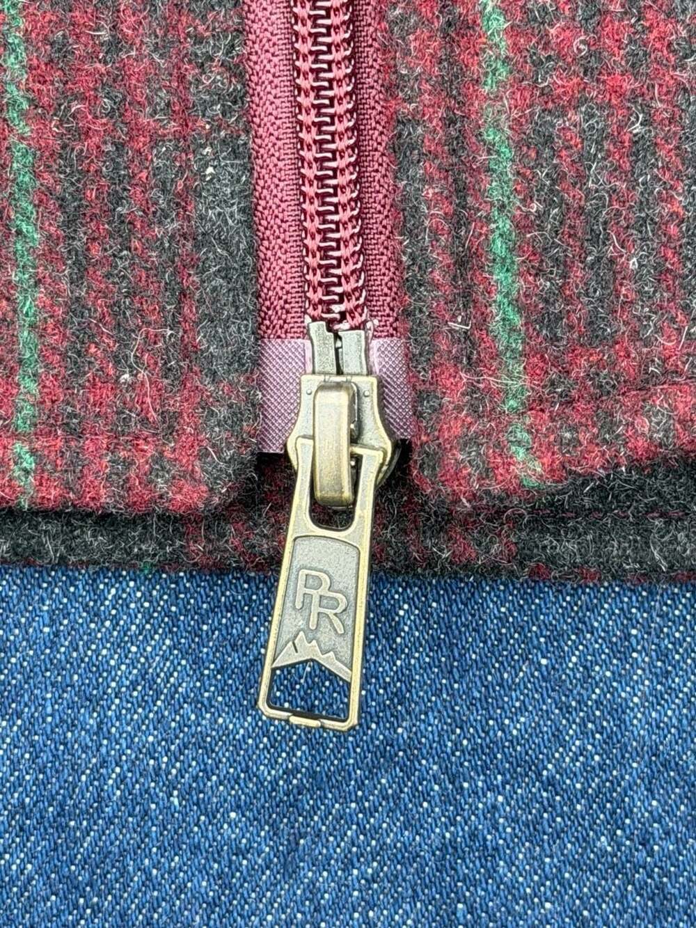 Powder River Outfitters Plaid Wool Blend Western Vest - Picture 4 of 13
